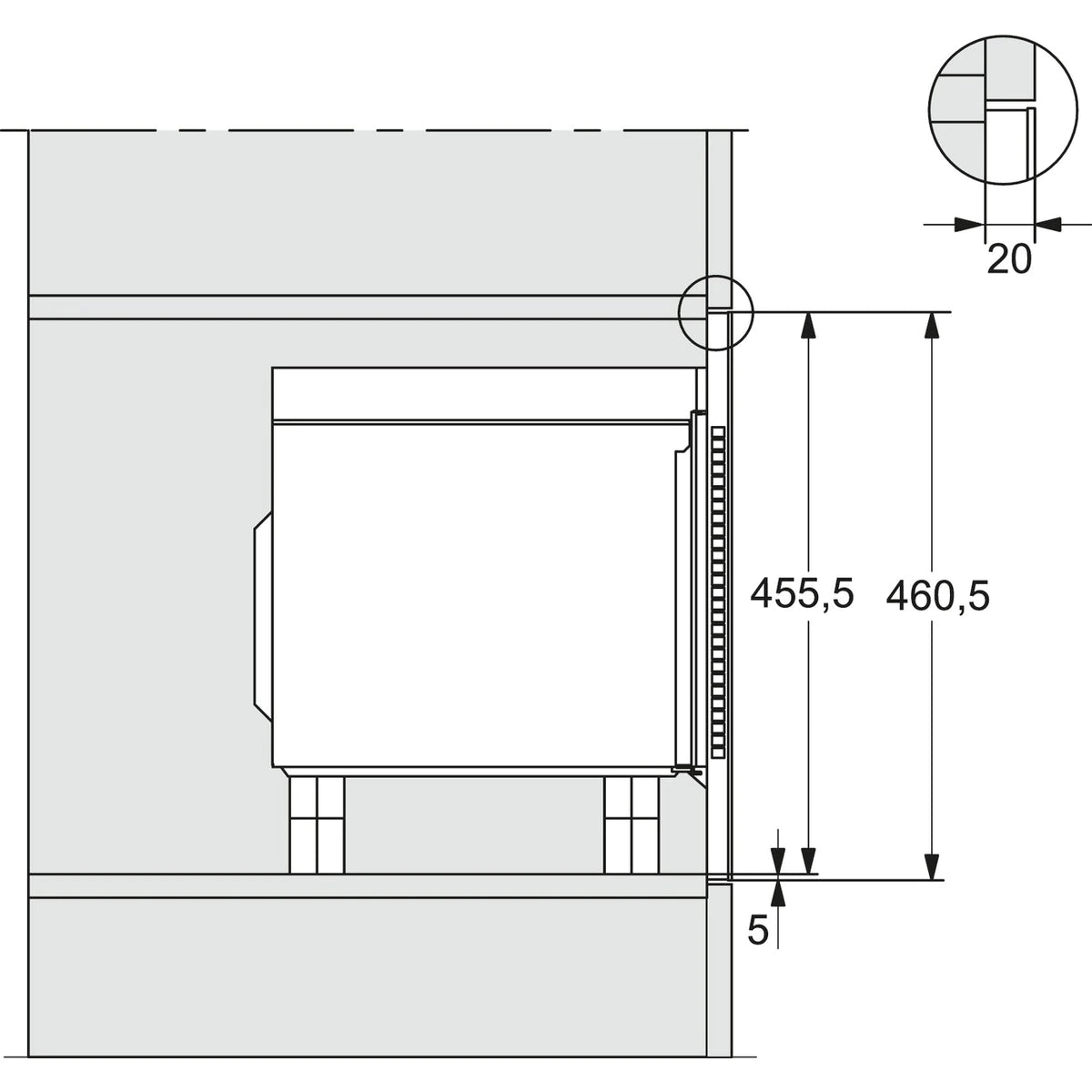 Microondas empotrable Miele M 2240 SC