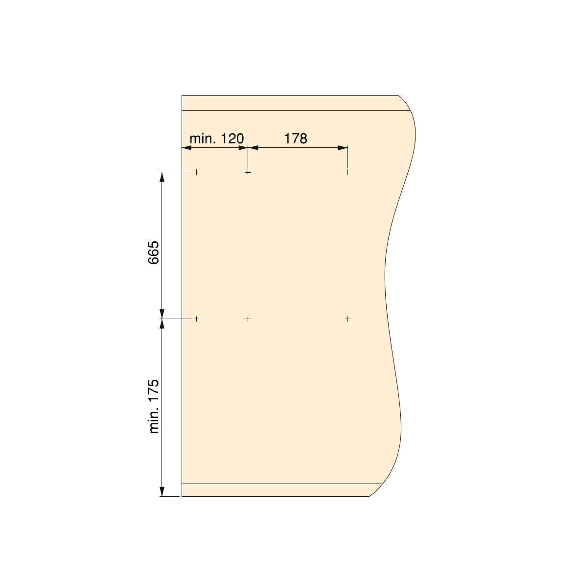 Espejo extraíble para closet