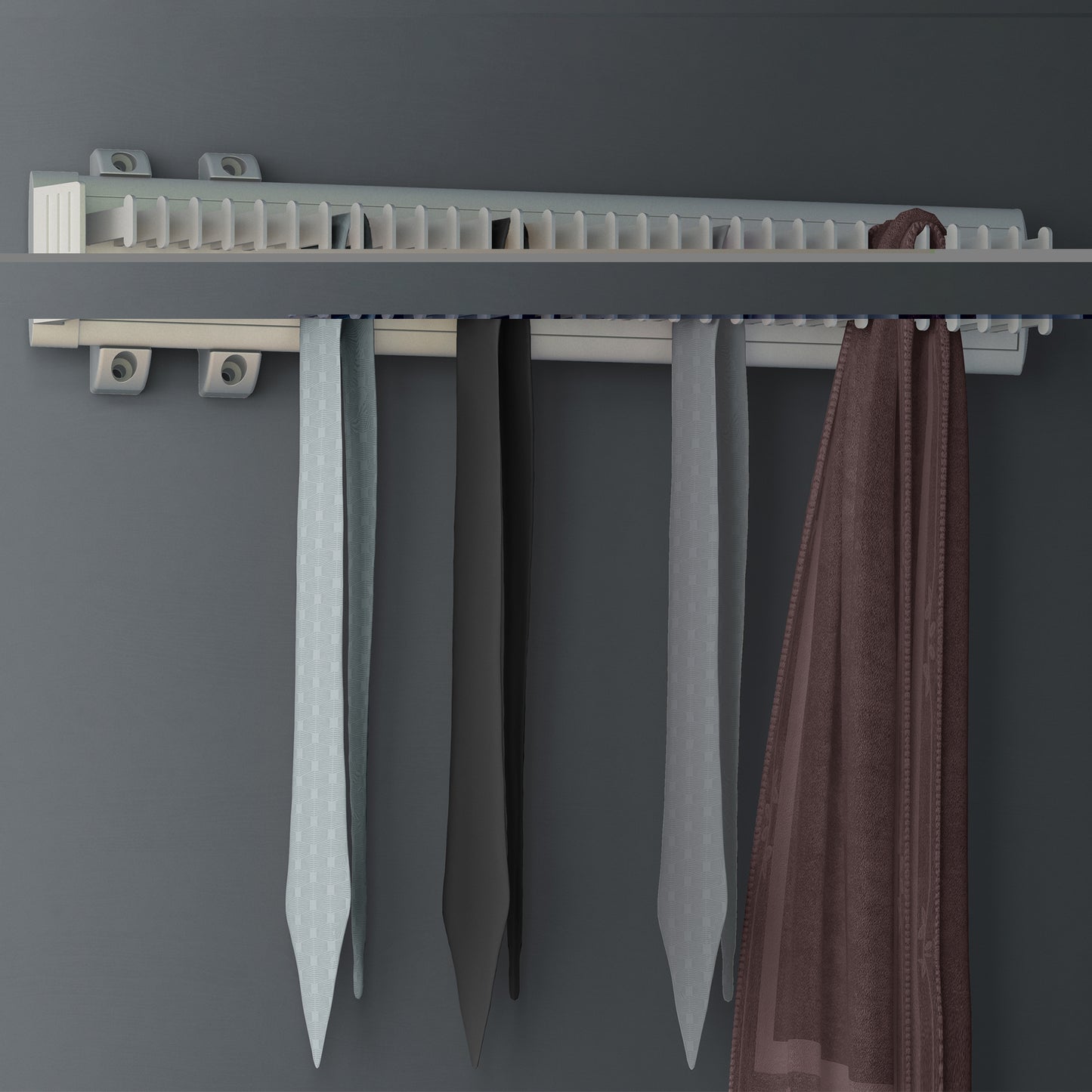 Corbatero lateral extraíble