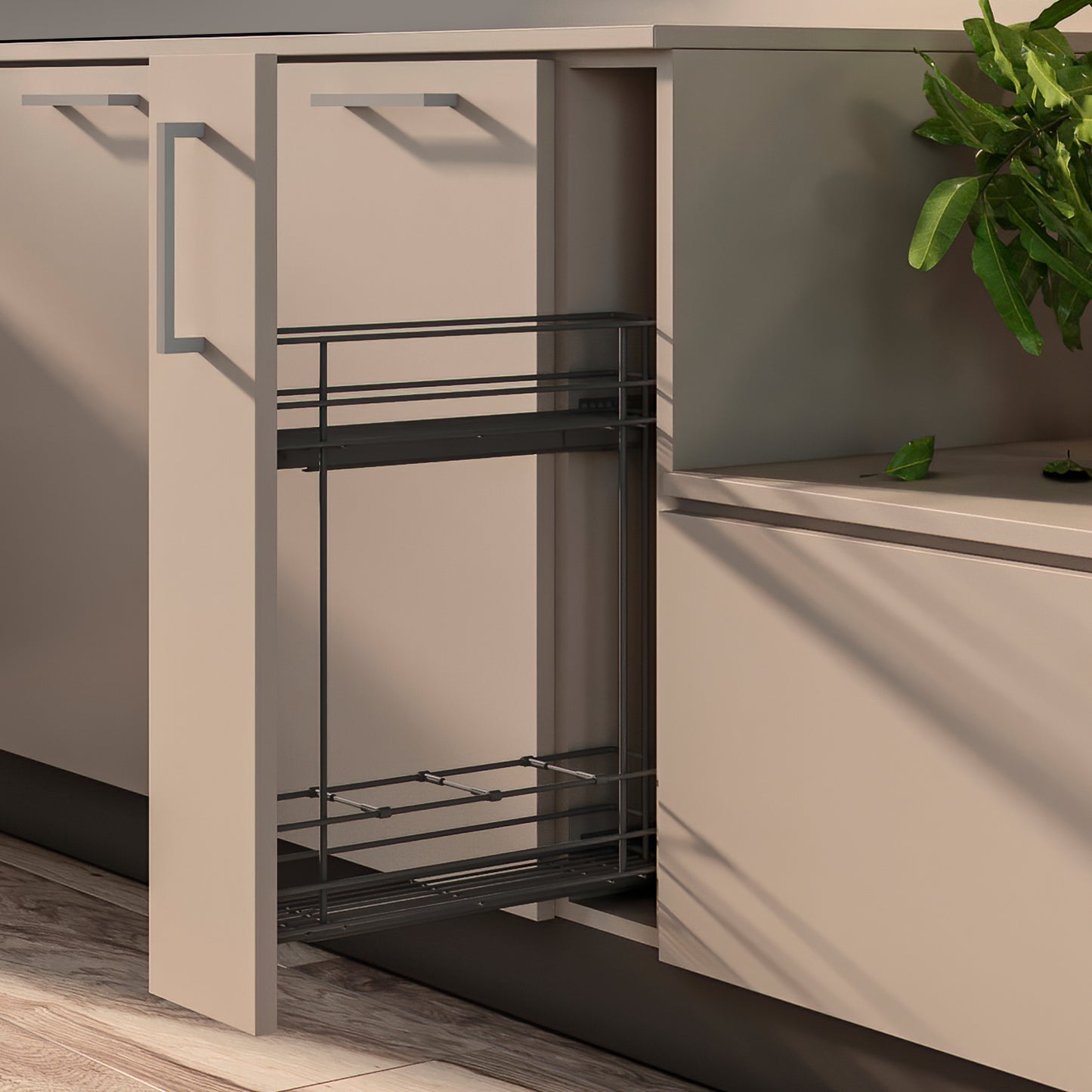 Botellero lateral extraíble