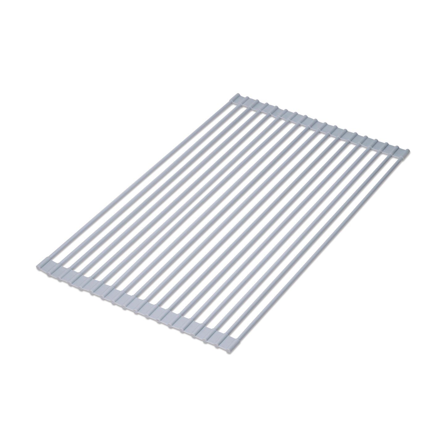 Escurreplatos de acero y silicona flexible